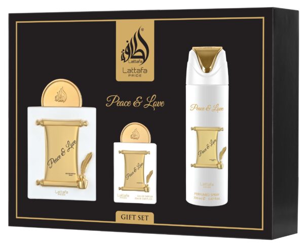 Giftset Peace & Love -3pc